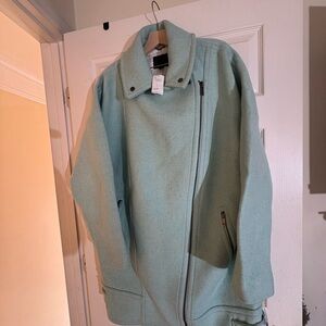 Banana Republic Light Blue Pea Coat